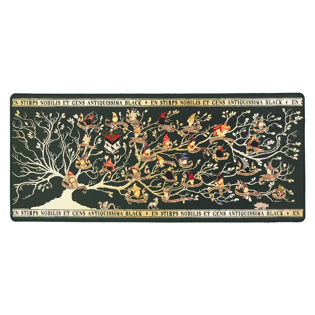 tappetino scrivania Harry Potter famiglia Black XL gaming