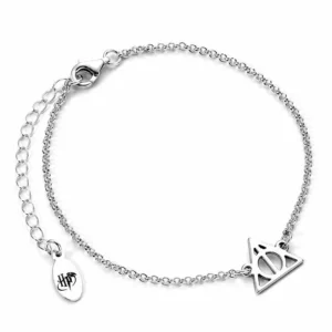 The Carat Shop Harry Potter Braccialetto Charm Deathly Hallows Argento
