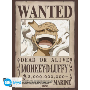 One Piece - Poster Chibi 52x38 cm Wanted Luffy Wano Abysse Corp